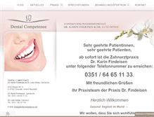Tablet Screenshot of dentalcompetence.net